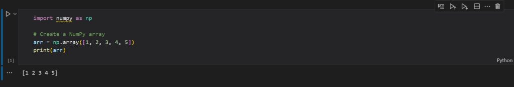 NumPy - Code Example