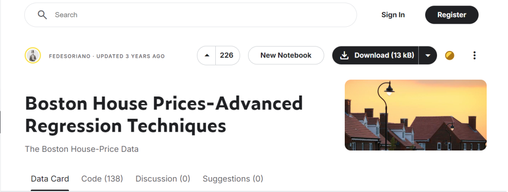 House Prices Prediction using Linear Regression Model | Boston Housing dataset