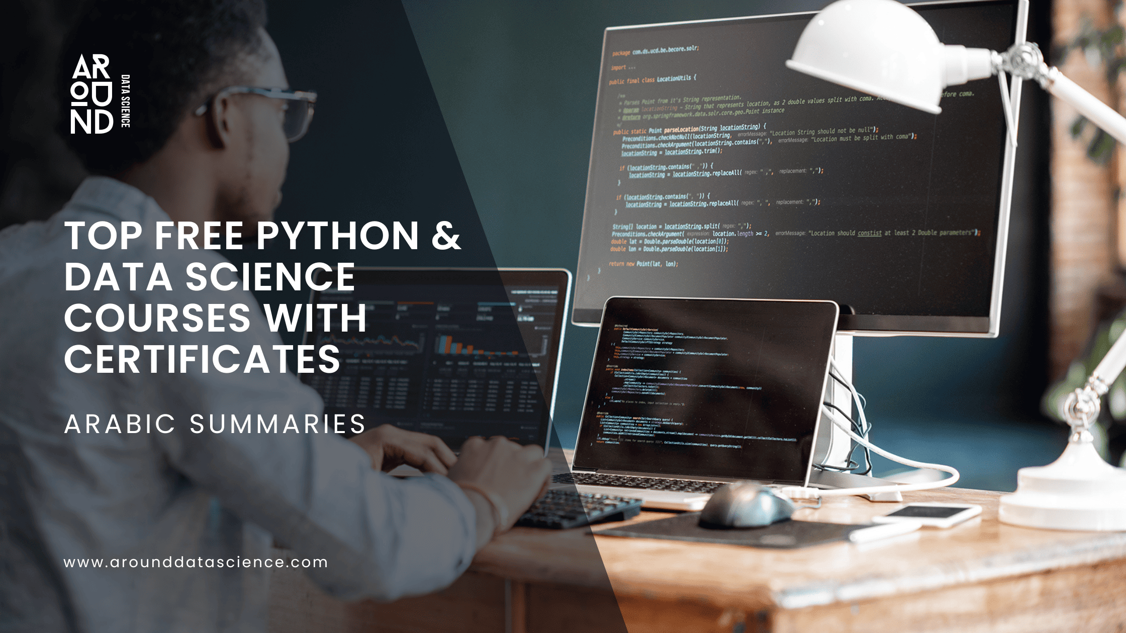 Top Free Python & Data Science Courses with Certificates – Arabic Summaries