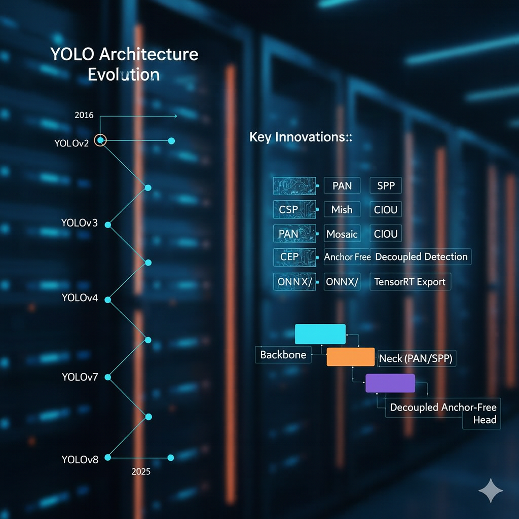 YOLO architecture evolution, a quick timeline 