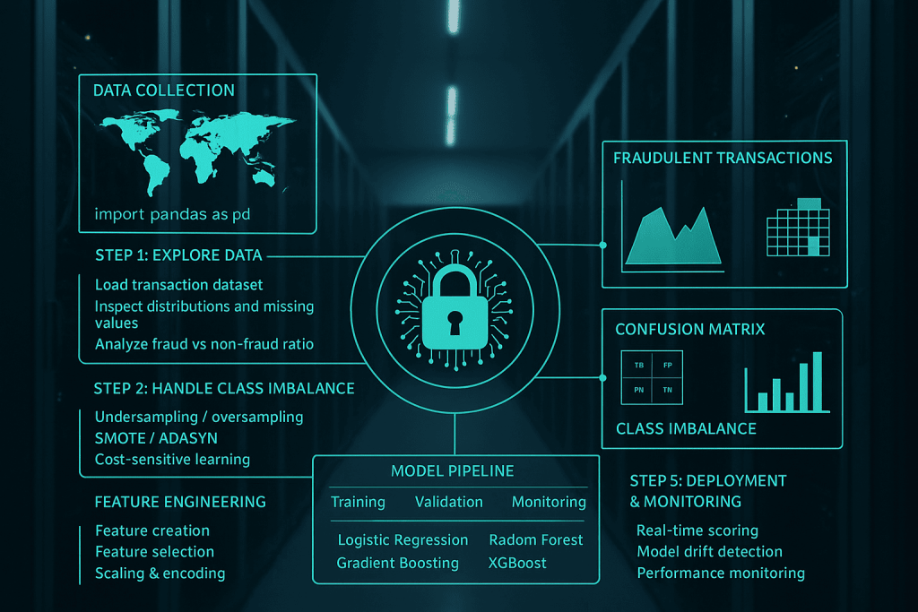 Practical case study fraud detection with machine learning using Python