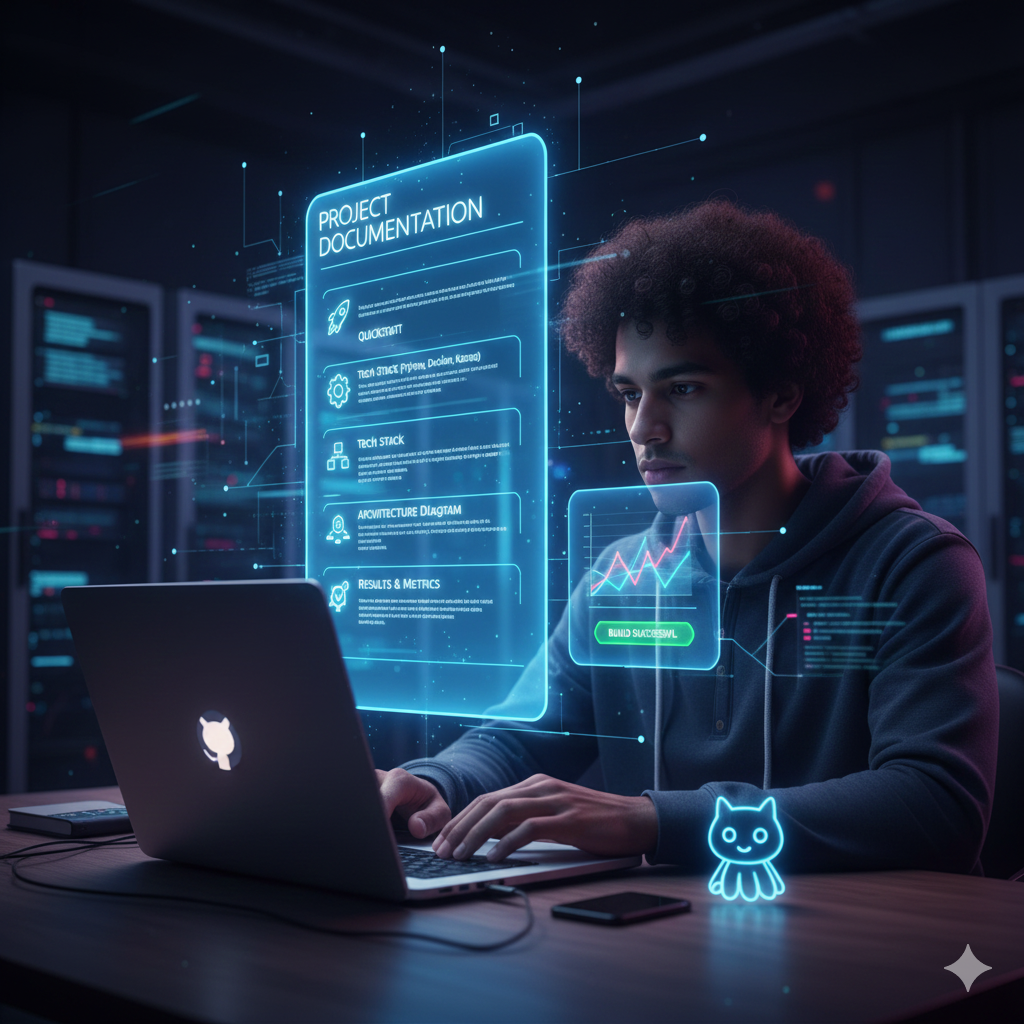 Write perfect READMEs - GitHub for students: How to build a portfolio that gets recruiters attention