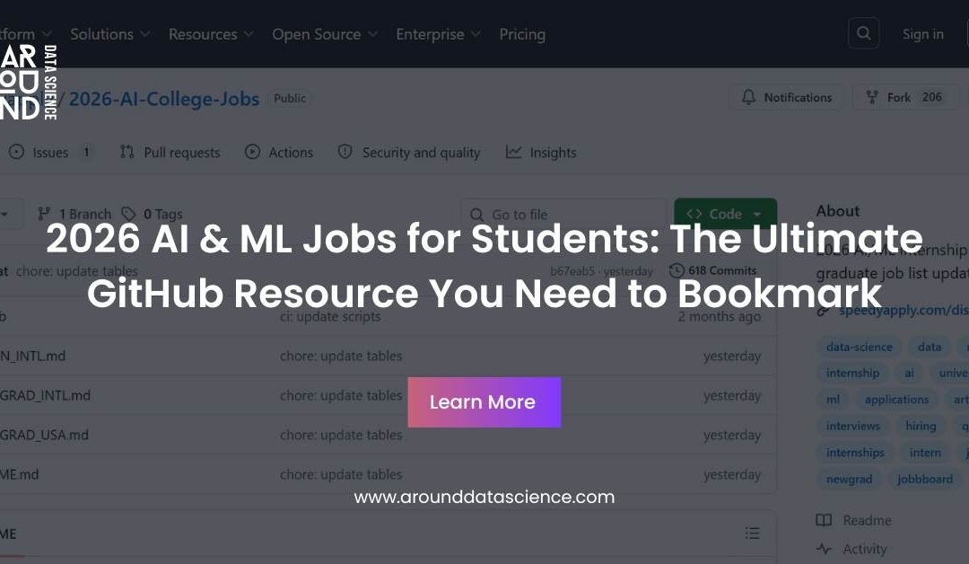 2026 AI & ML Jobs for Students: The Ultimate GitHub Resource You Need to Bookmark
